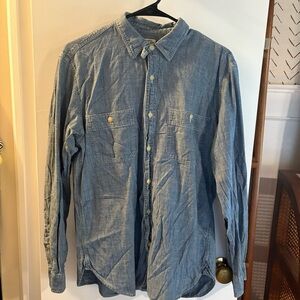J. Crew | Chambray Long Sleeve Button Down Shirt